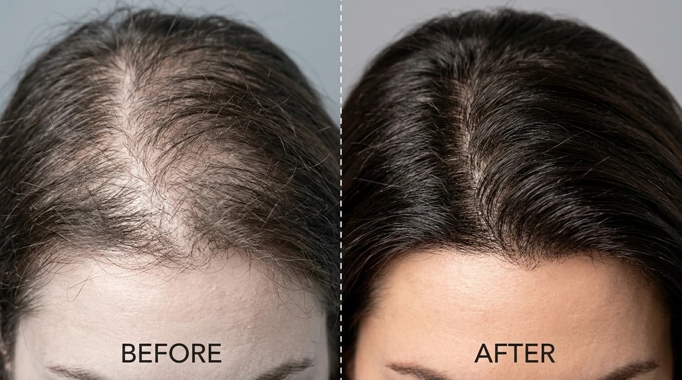 Doctor Health Real Before and After Hair Growth